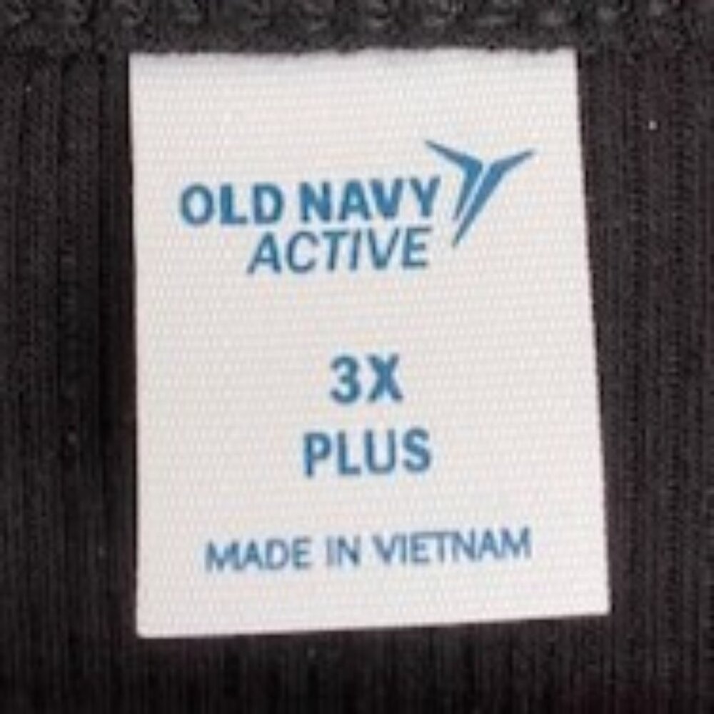 Old Navy - Black Ribbed Razor Back Tank Top - Picture 3 of 6